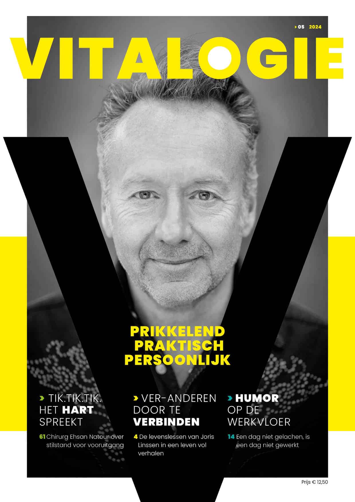 VITALOGIE magazine cover editie 5 met Joris Linssen